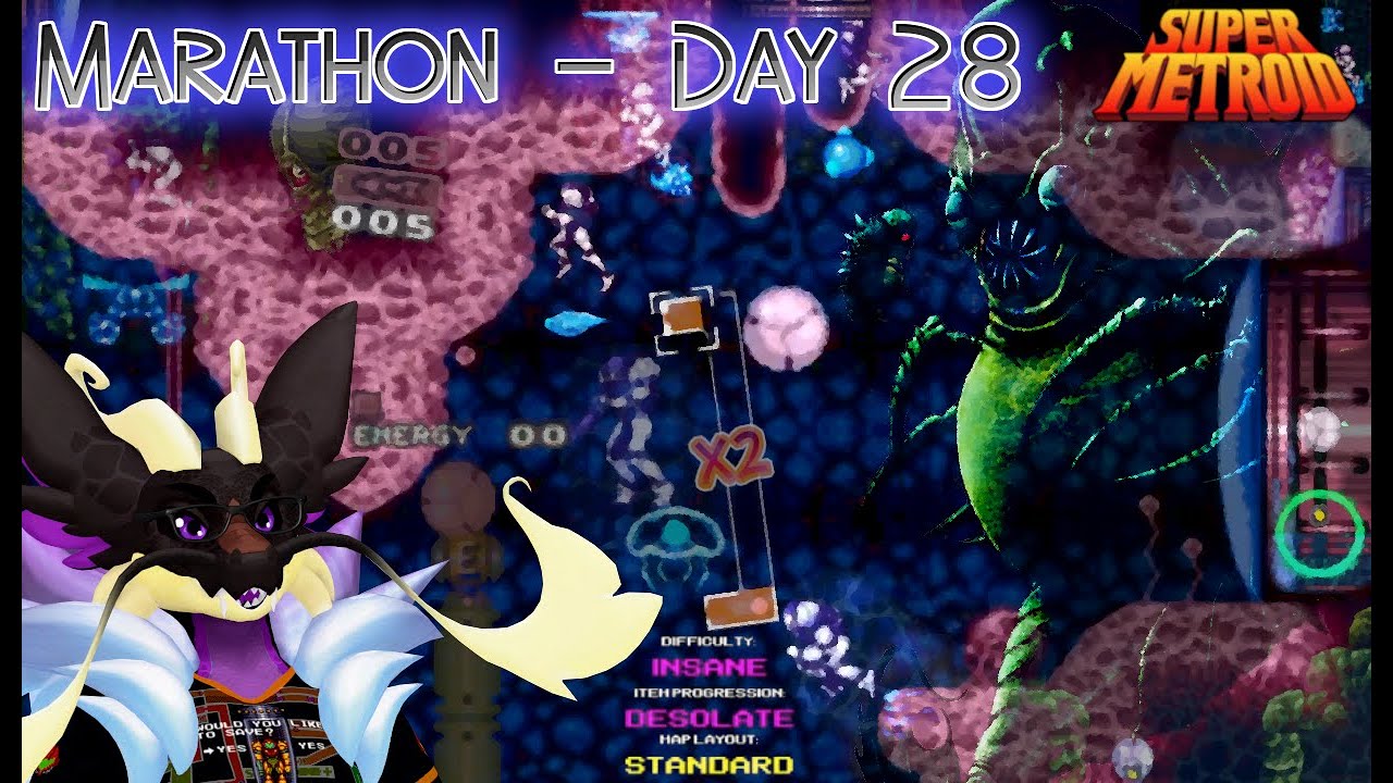 Super Metroid MapRando - Maprando Marathon - Day 28 - It Just Keeps On Giving !