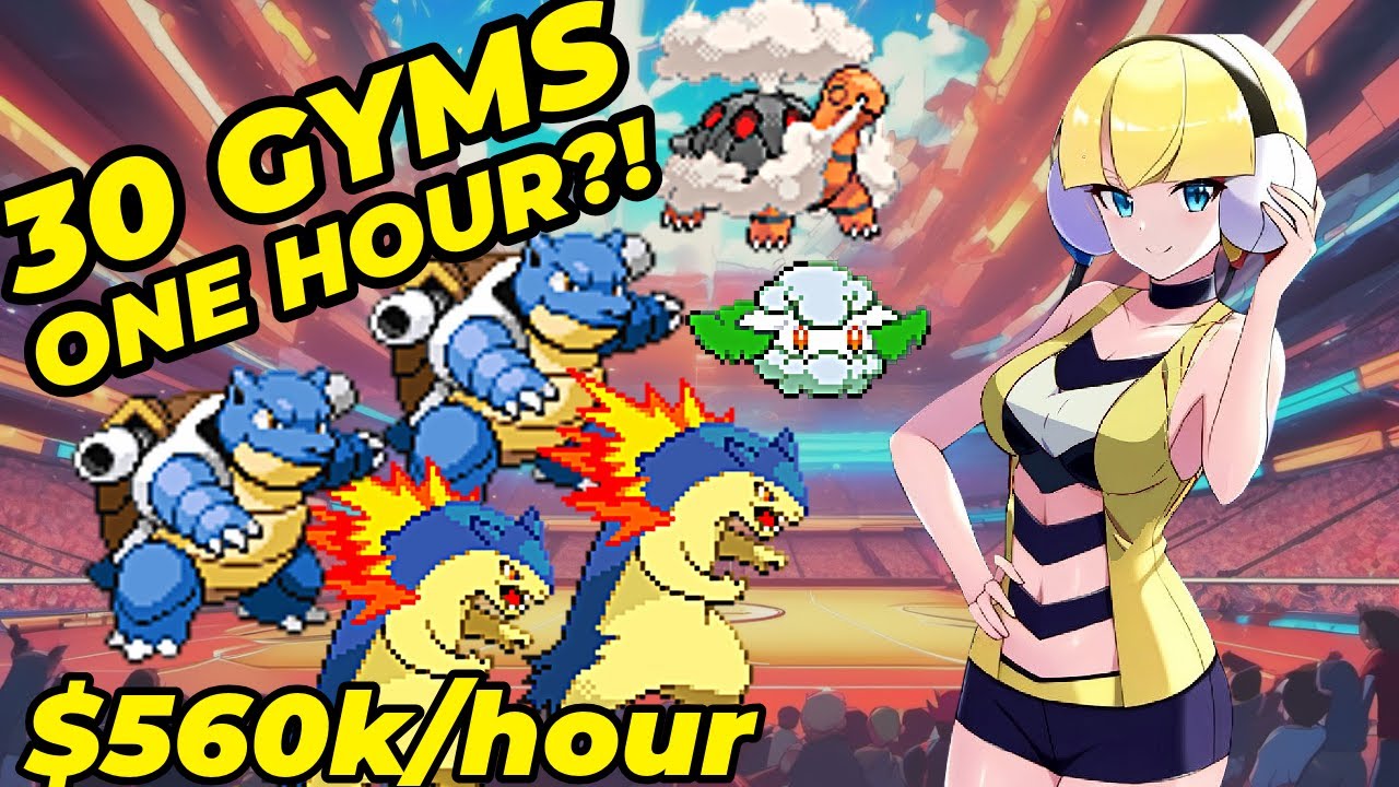EASIEST Gym Rerun No Item Swaps! - PokeMMO Guide