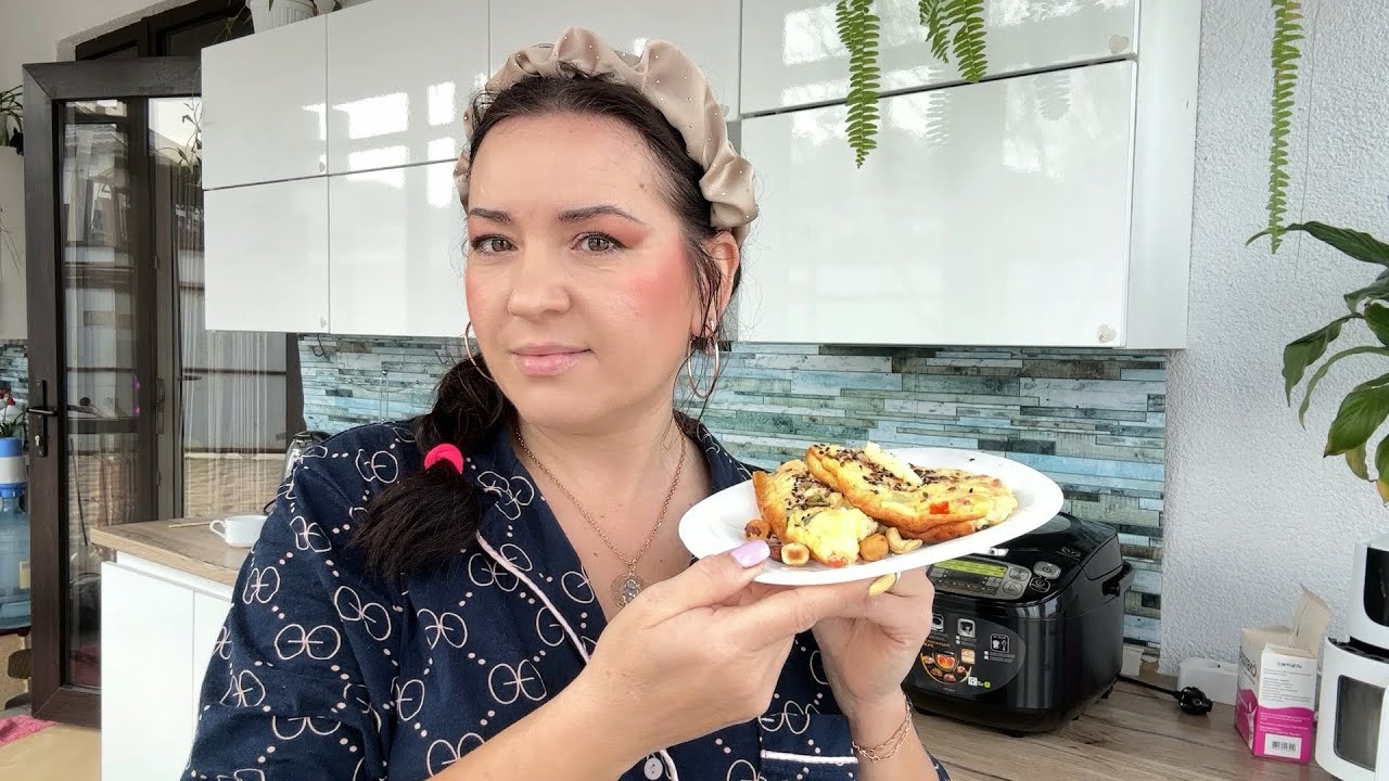 СЧАСТЬЕ ПО НАШЕМУ💫ПРЯМОЙ ЭФИР Готовлю Завтрак Омлет на сметане с ОРЕХАМИ