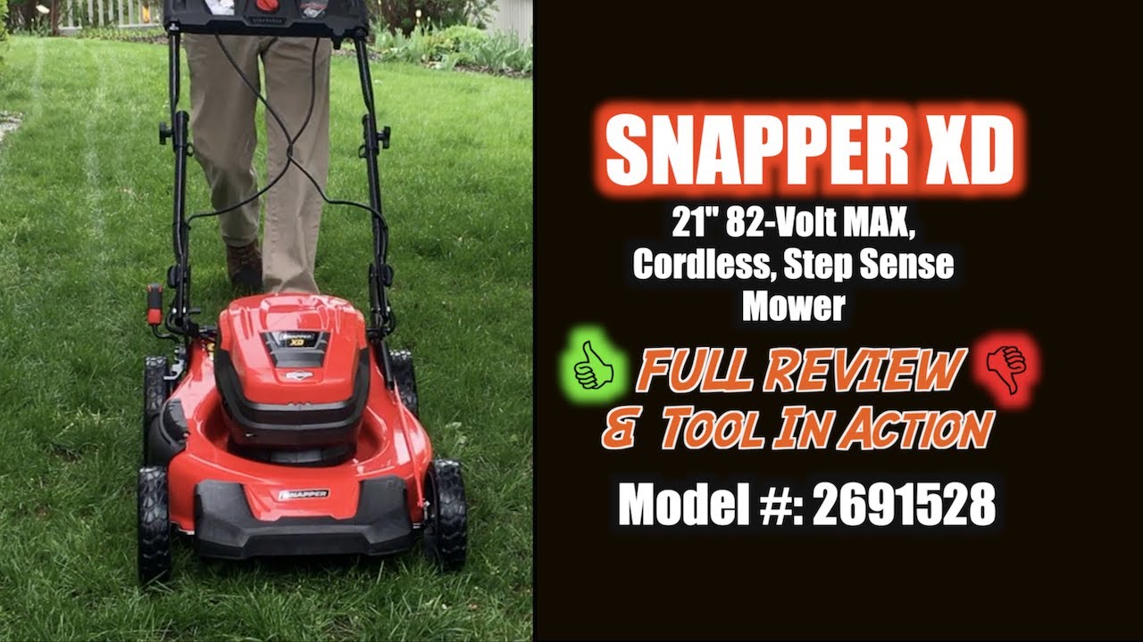 Самоходная аккумуляторная газонокосилка Snapper XD 82V Max шириной 21 дюйм — ЧТО НУЖНО ЗНАТЬ! ОБЗ...