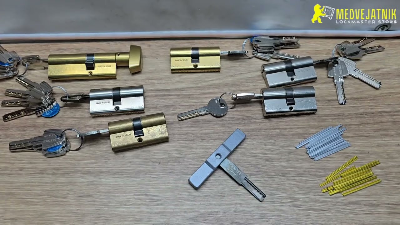 Herramienta profesional para cerraduras de cilindro TESA T60 Magkey.com.ua 