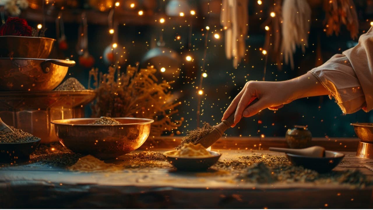 tarot room: cozy spices gentle cooking inspiration asmr