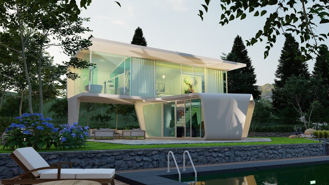 Great glazing concept house | DEW ARCHI DESIGN | #lumion walkthrough