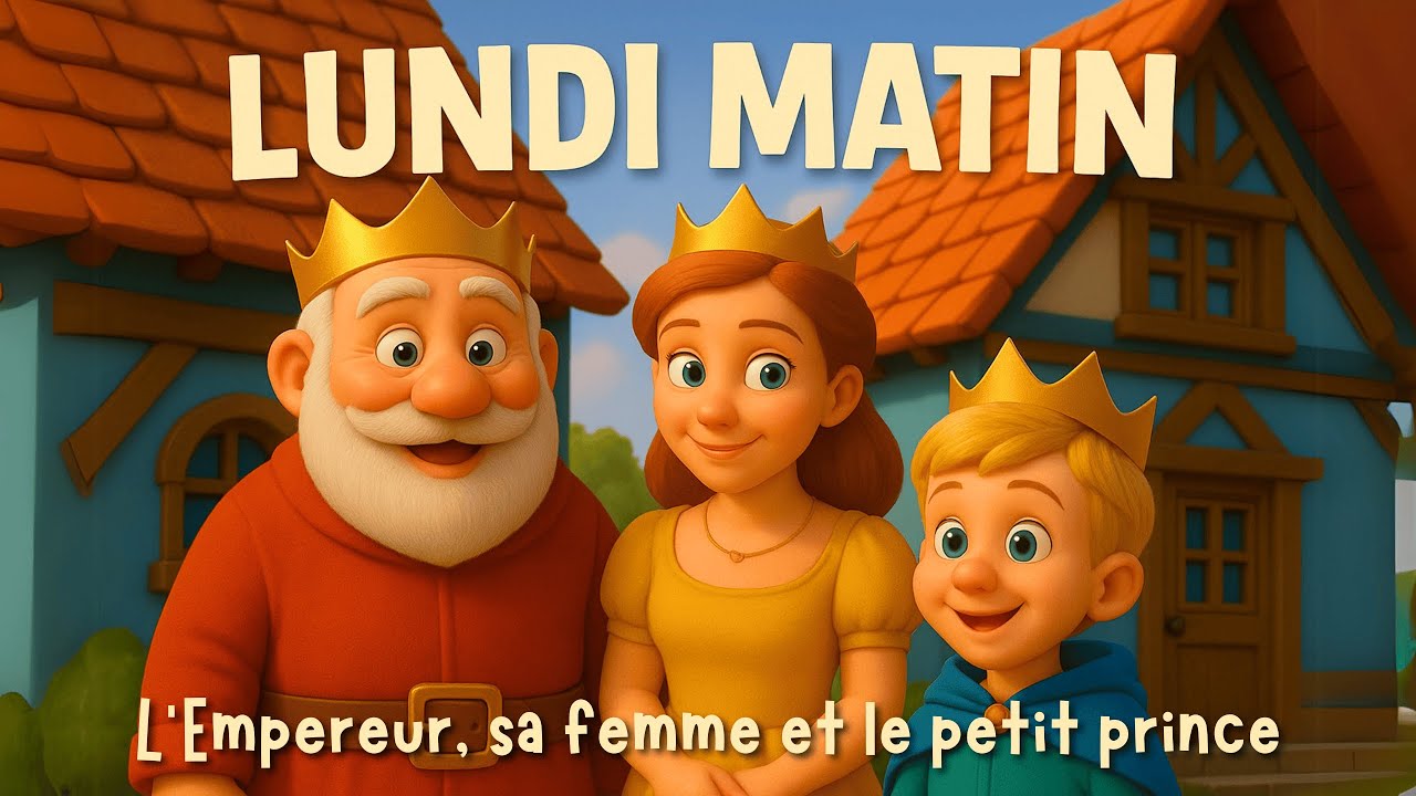 Lundi Matin 👑 (L'Empereur, Sa Femme et le Petit Prince) - Chanson pour Enfants | Comptine Amusante
