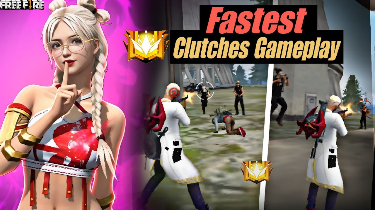 Fastest Free Fire Clutches 😱🔥 | Clutch God Gameplay ⚡| Free Fire 🔥