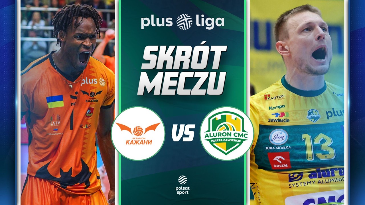 SKRÓT MECZU: BARKOM-KAŻANY LWÓW - ALURON CMC WARTA ZAWIERCIE