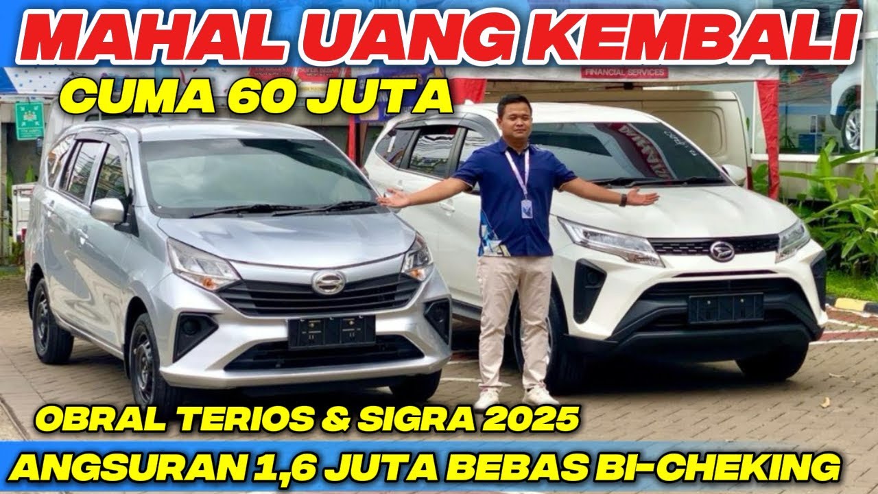 Daihatsu Brantas Kredit Murah‼️Terios Sigra Baru 2025 Angsuran 1,6 Juta Kredit Tanpa Survei Leasing