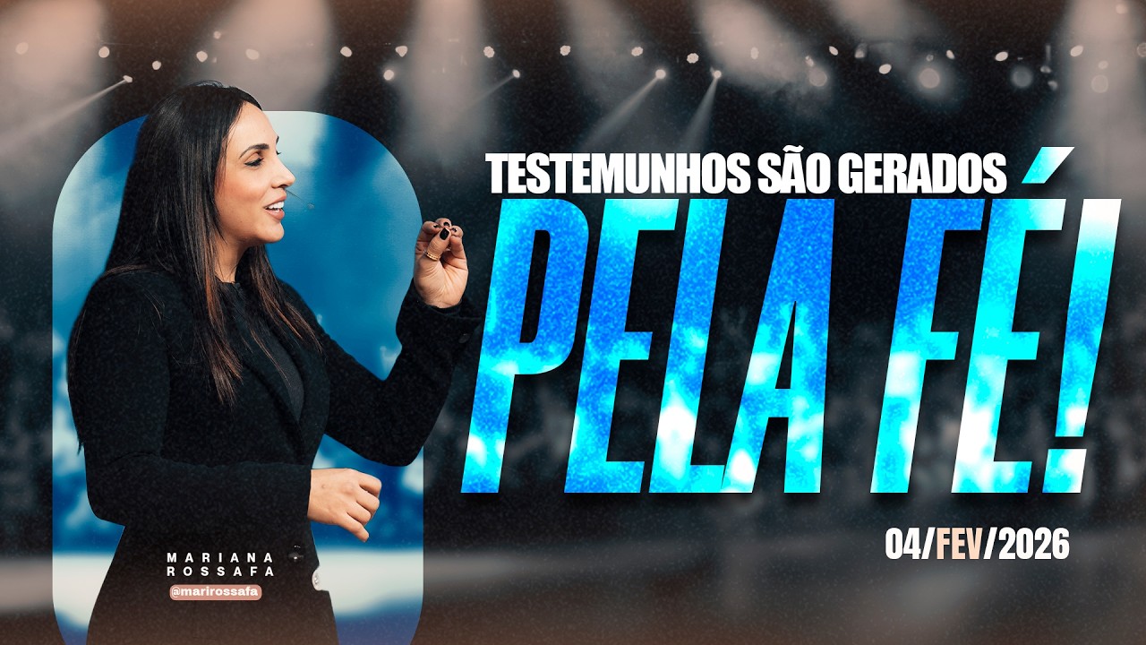 Testemunhos são gerados pela fé! | 🇺🇸 Mulher sábia 🇧🇷 | Mariana Rossafa