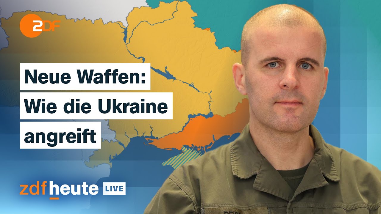 Ukraine: Selenskyj warnt vor neuer Offensive im Donbass | Oberst Reisner bei ZDFheute live