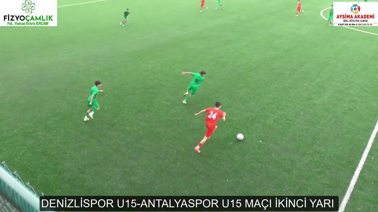 DENİZLİSPOR U15 ANTALYASPOR U15 MAÇI İKİNCİ YARI