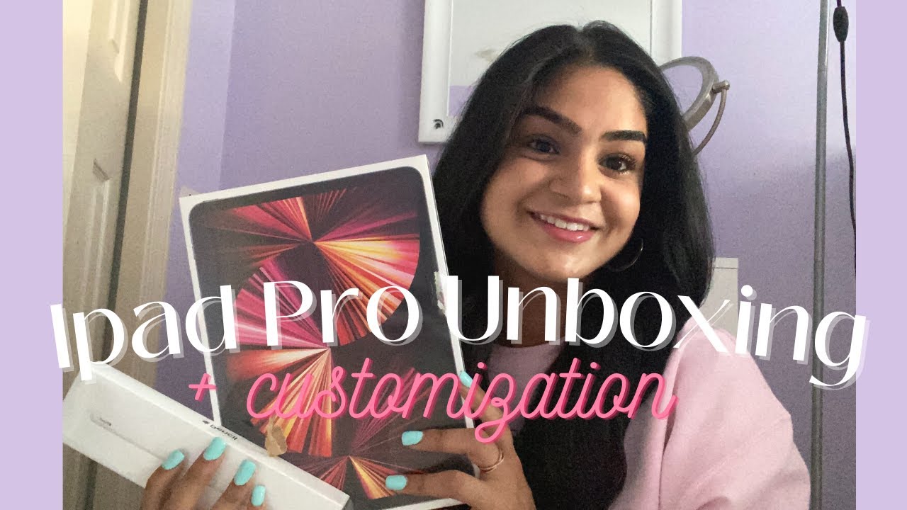 iPad Pro Unboxing + Customization!!