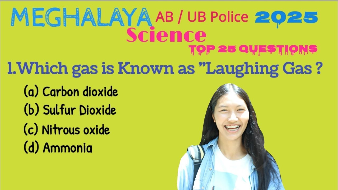 Science Most Important Question || Meghalaya Police 2025