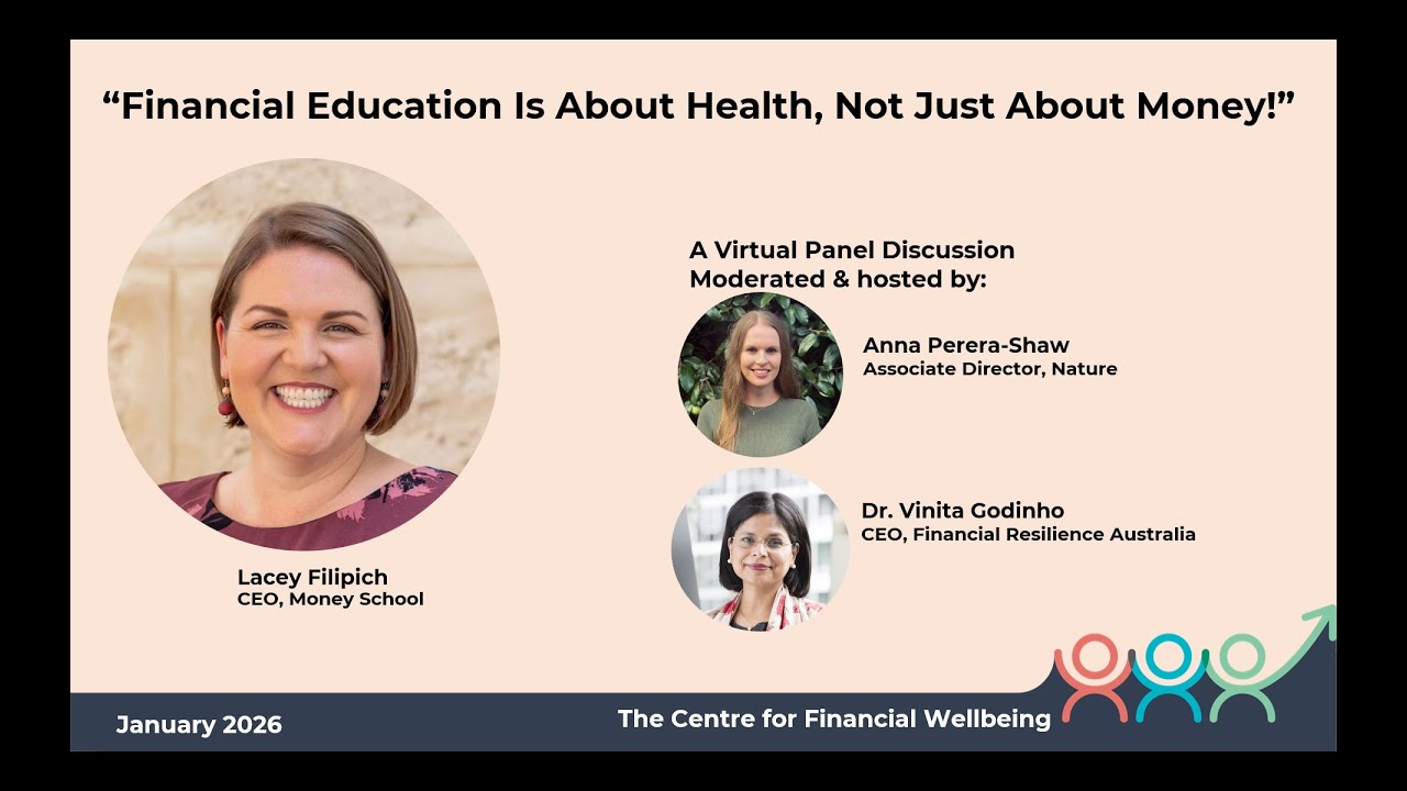 Financial education is about health, not just about money