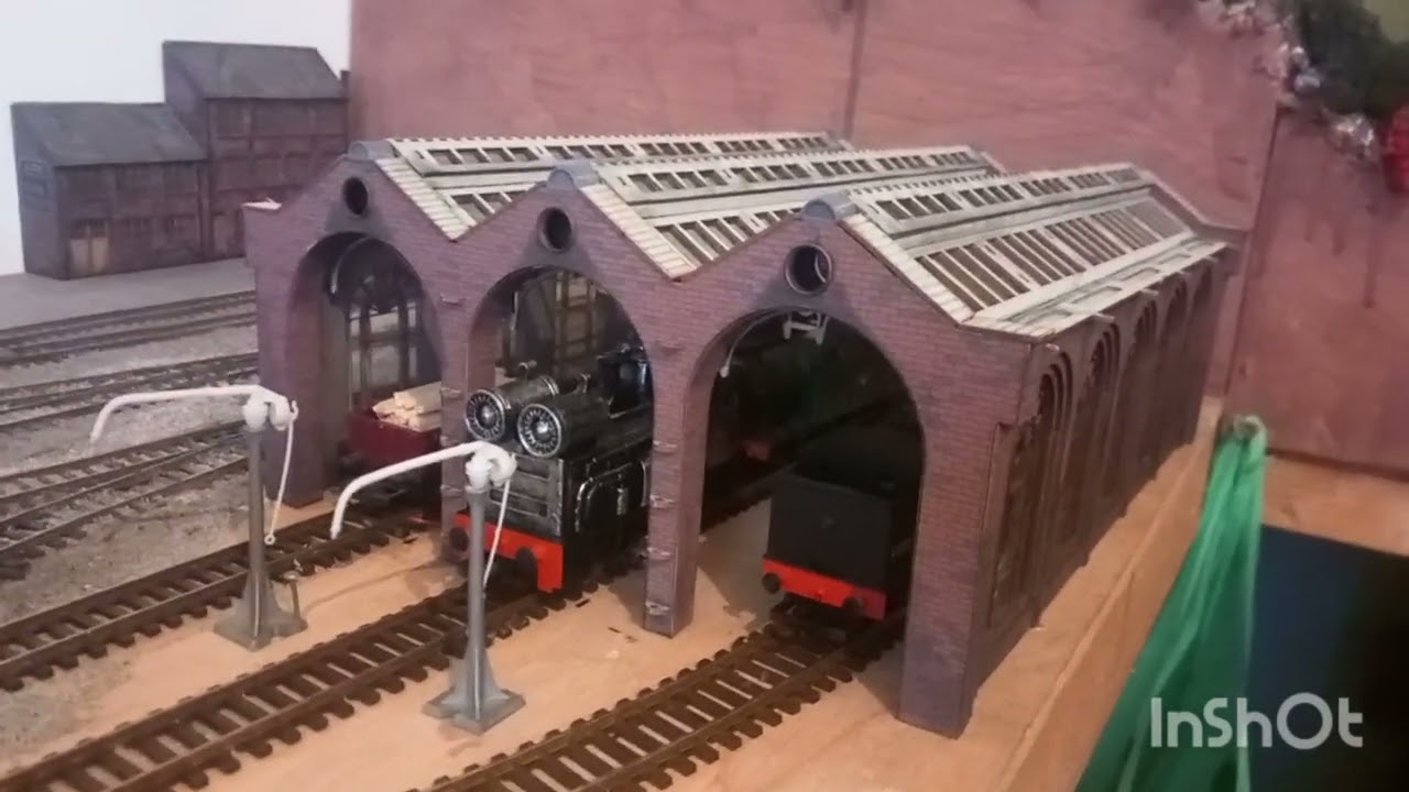 Signal box and engine shed 