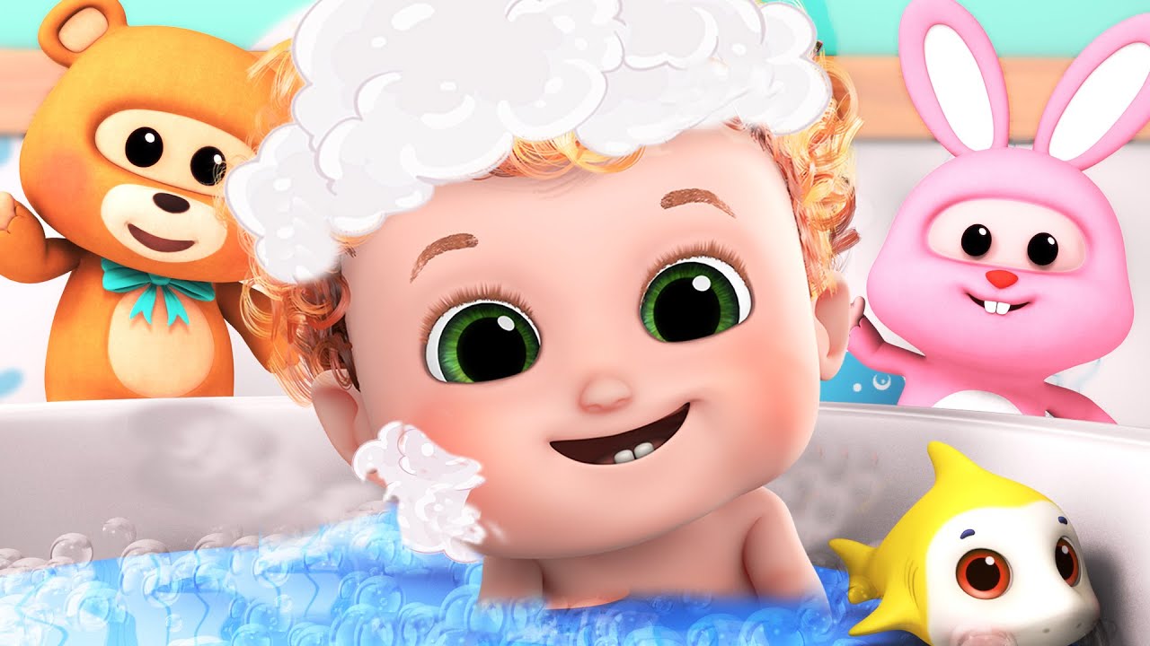 Bath Song | Baby Bath Time | Nursery Rhymes | Kids Songs | Kid Cartoon | Blue Fish 2024