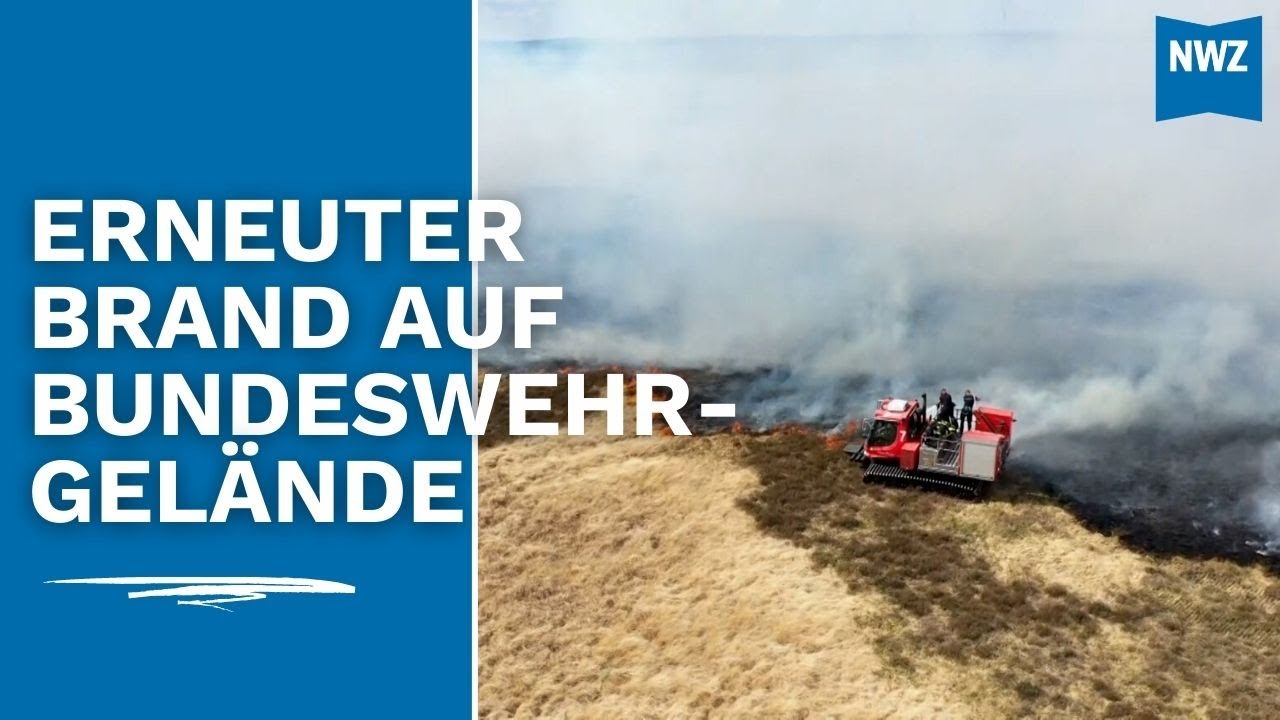 Erneuter Brand auf dem Bundeswehrgelände bei Meppen