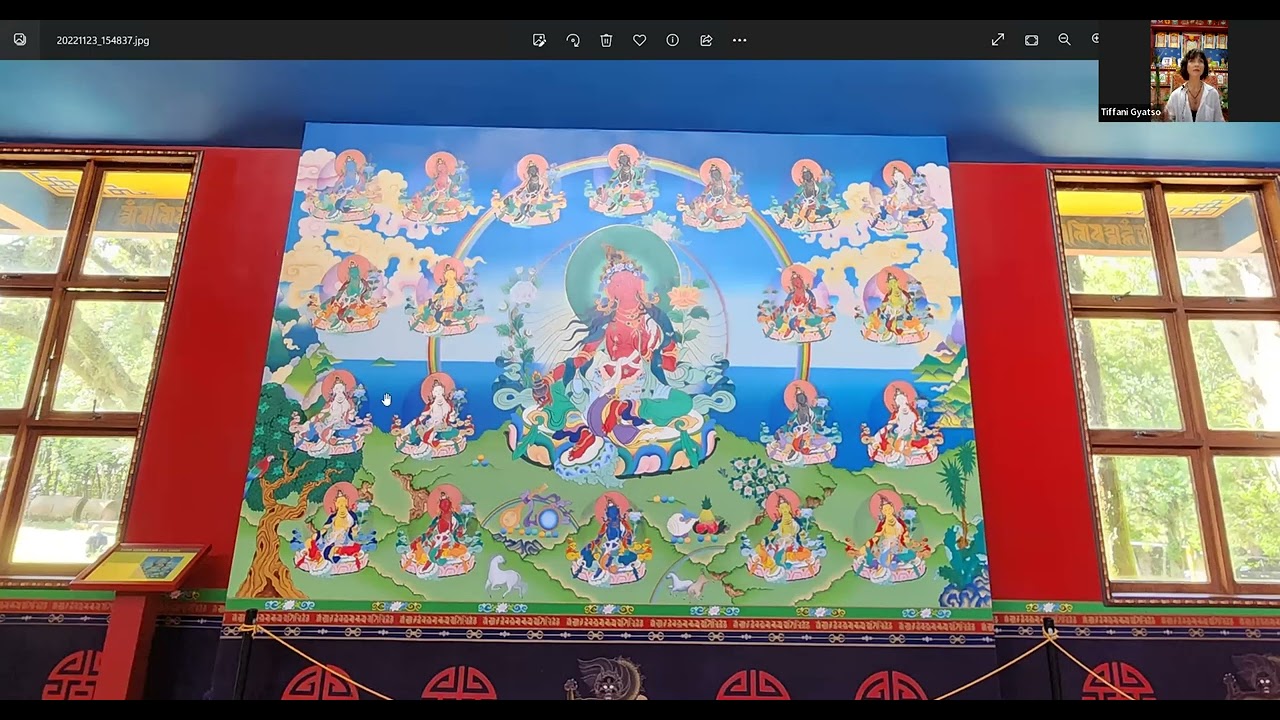 Palestra | Relatos e significados das pinturas do templo Caminho do Meio | Tiffani Gyatso