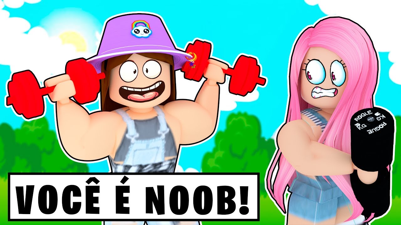 Roblox - EU ME TORNEI A NOOB MAIS FORTE (Strongman Simulator)