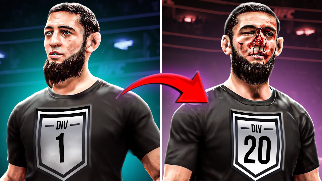 Khamzat Chimaev Div 20 Speed Run in UFC 5