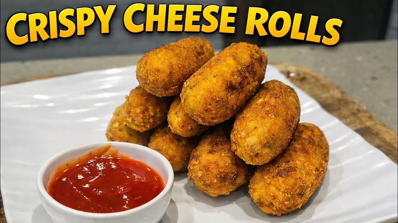 Crispy Aloo Cheese Rolls Recipe | Live Cooking | Easy Snack