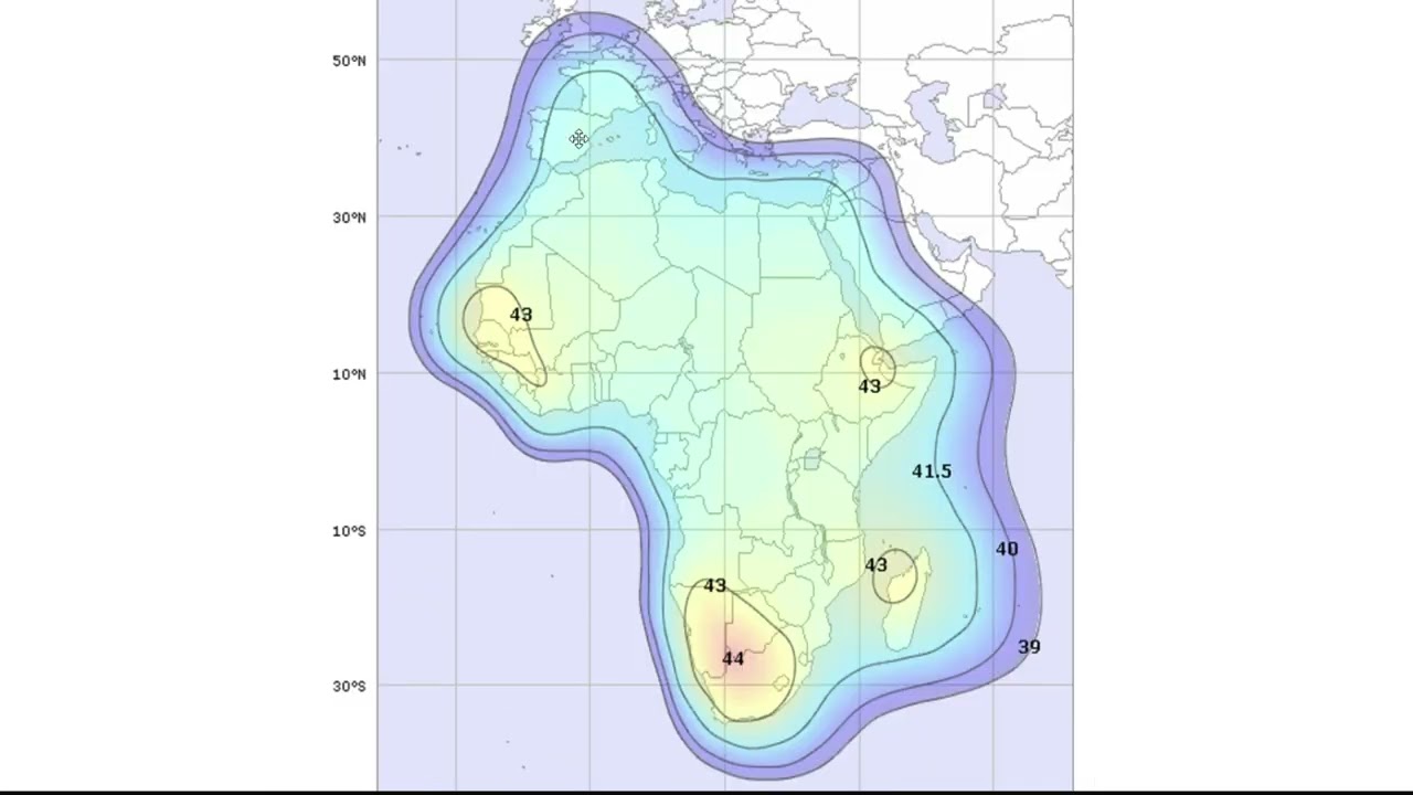 قمر الاستناعي اليبيا 1 شرقاً Rascom QAF 1R 3 0°E