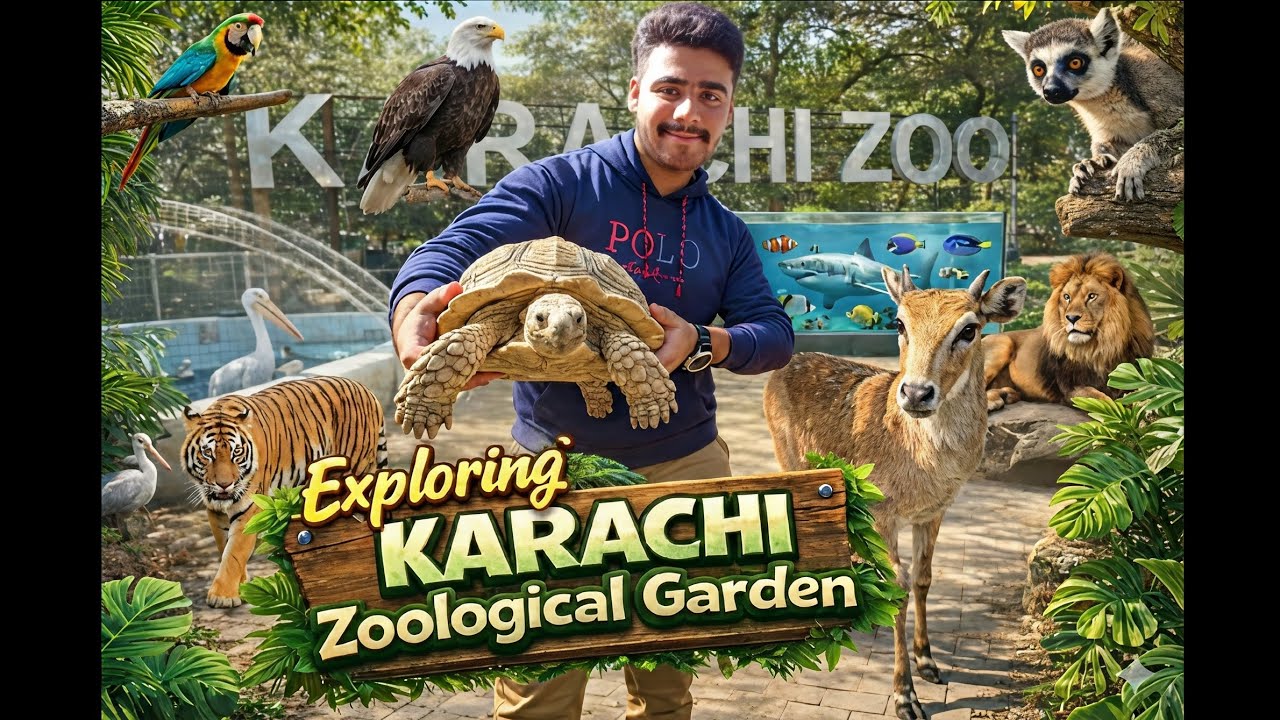 Exploring Karachi zoological garden | Touched animals for the first time in my life #viral #trending