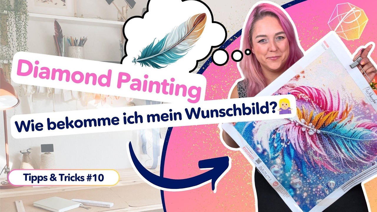 UNFASSBARE😱50.000 DIAMANTEN Wie personalisierst du dein LIEBLINGSBILD? Diamond Painting Tipps&Tricks