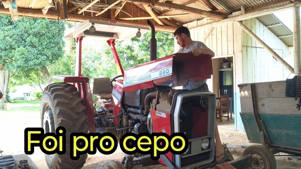 Deu problema no trator 