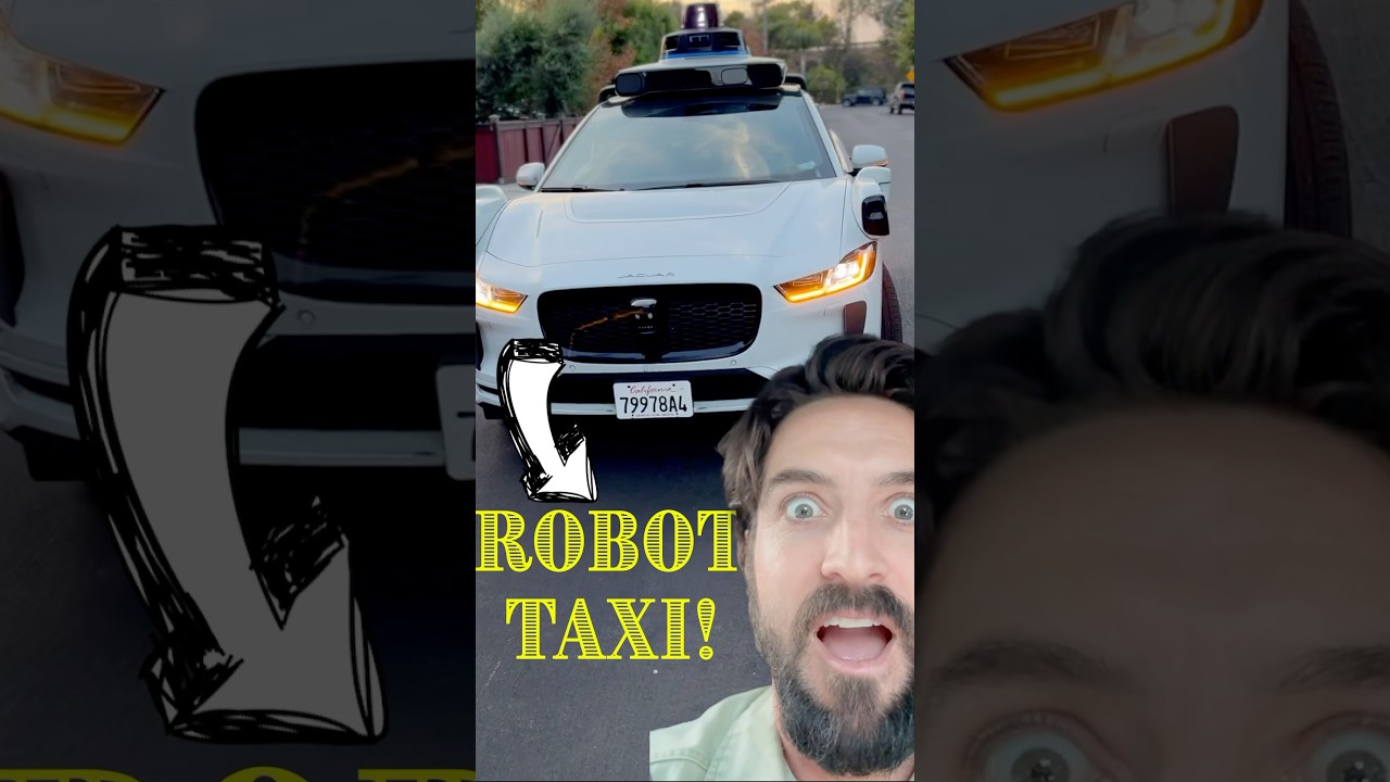 RIDING IN A ROBOT TAXI IS INSANE! #ai