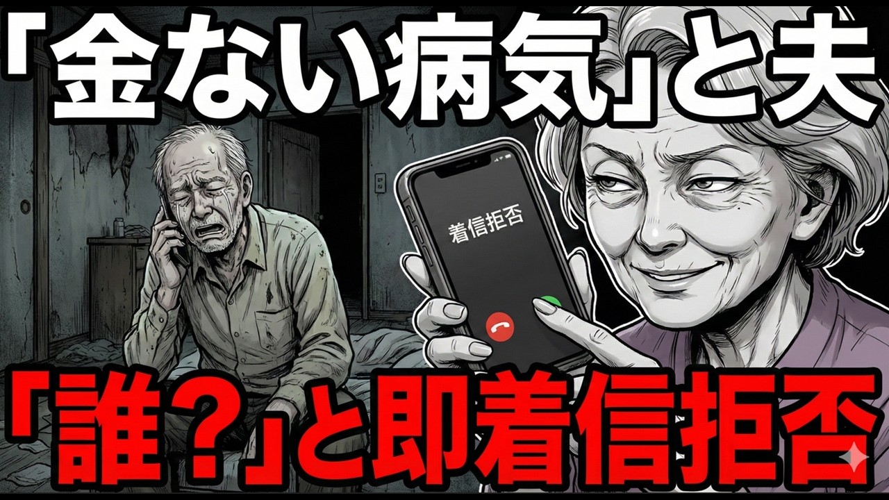愛人と駆け落ちした夫から10年ぶりに電話。「金がない、病気になった、助けてくれ」私「どちら様ですか？」とガチャ切りした直後、着信拒否した結果