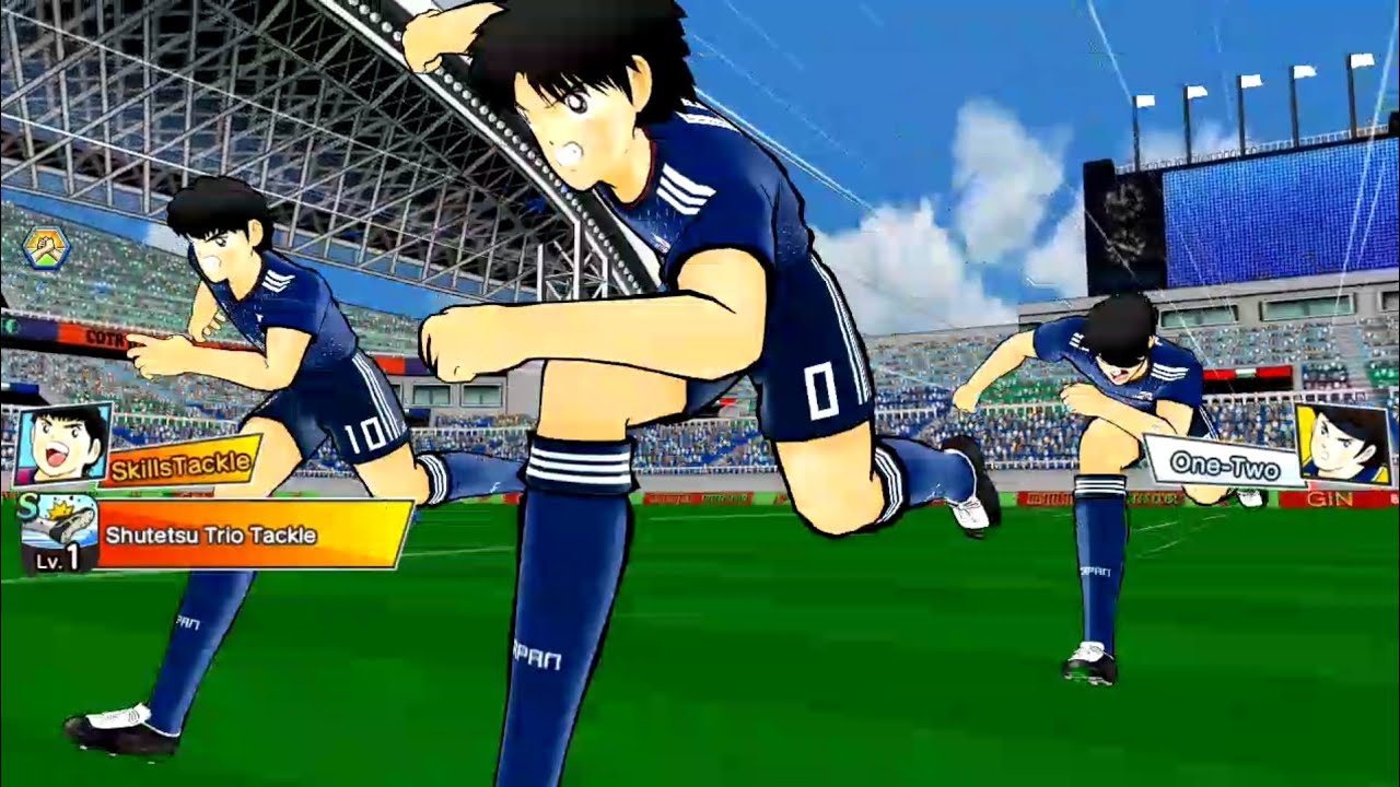 Shutetsu Trio Tackle (Teppei Kisugi) - Captain Tsubasa Dream Team Skill