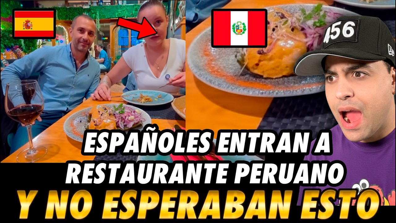 ESPAÑOLES entran a restaurante PERUANO … y no esperaban esto