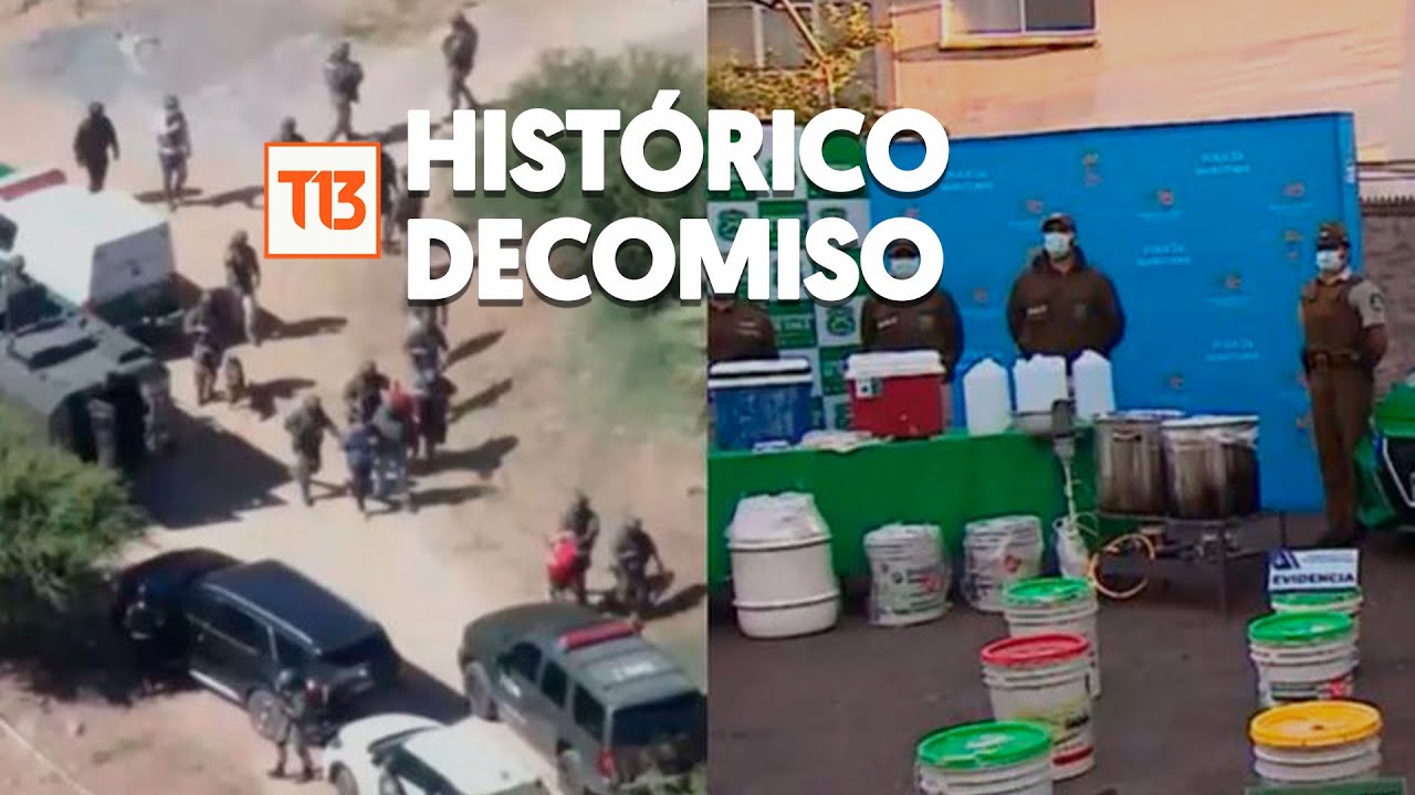 Hist&oacute;rico decomiso de metanfetamina lleg&oacute; a Chile desde M&eacute;xico