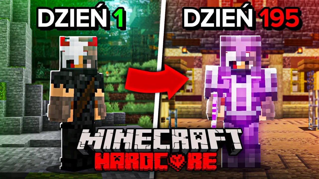 Zbudowałem Klasztor Spinjitzu z Ninjago w MINECRAFT HARDCORE