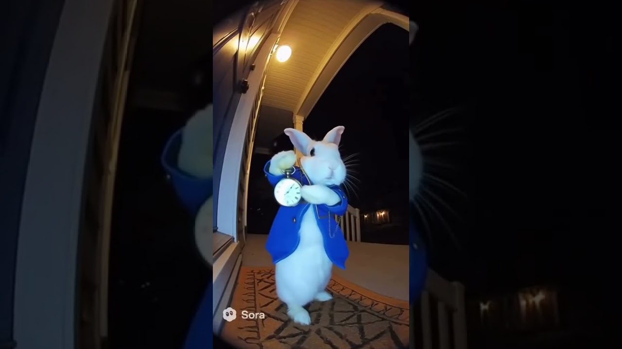its time rabbit meme ai ring camera sora #rabbit #memes #ai