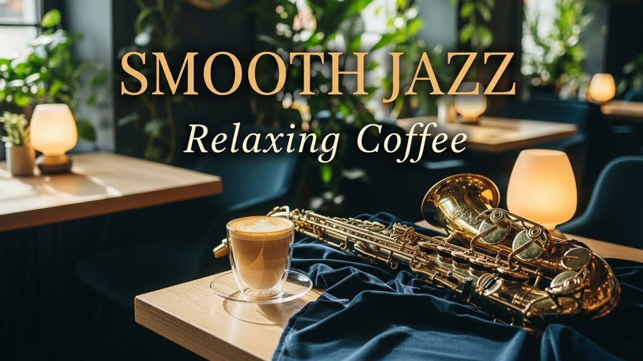☕ SMOOTH JAZZ • Soft Background Music for Calm & Focus Relaxing Caffee
