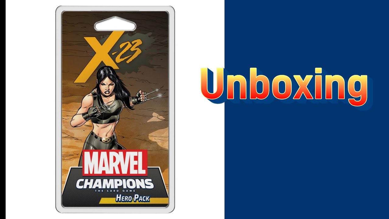 Marvel Champions X-23 Hero Pack Unboxing