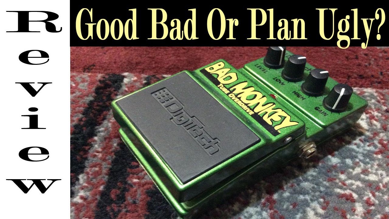 Digitech Bad Monkey guitar tube overdrive pedal review