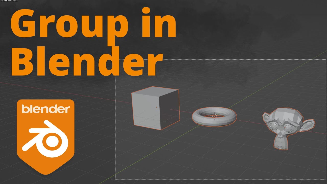 Blender &mdash; Как сгруппировать объекты в коллекцию