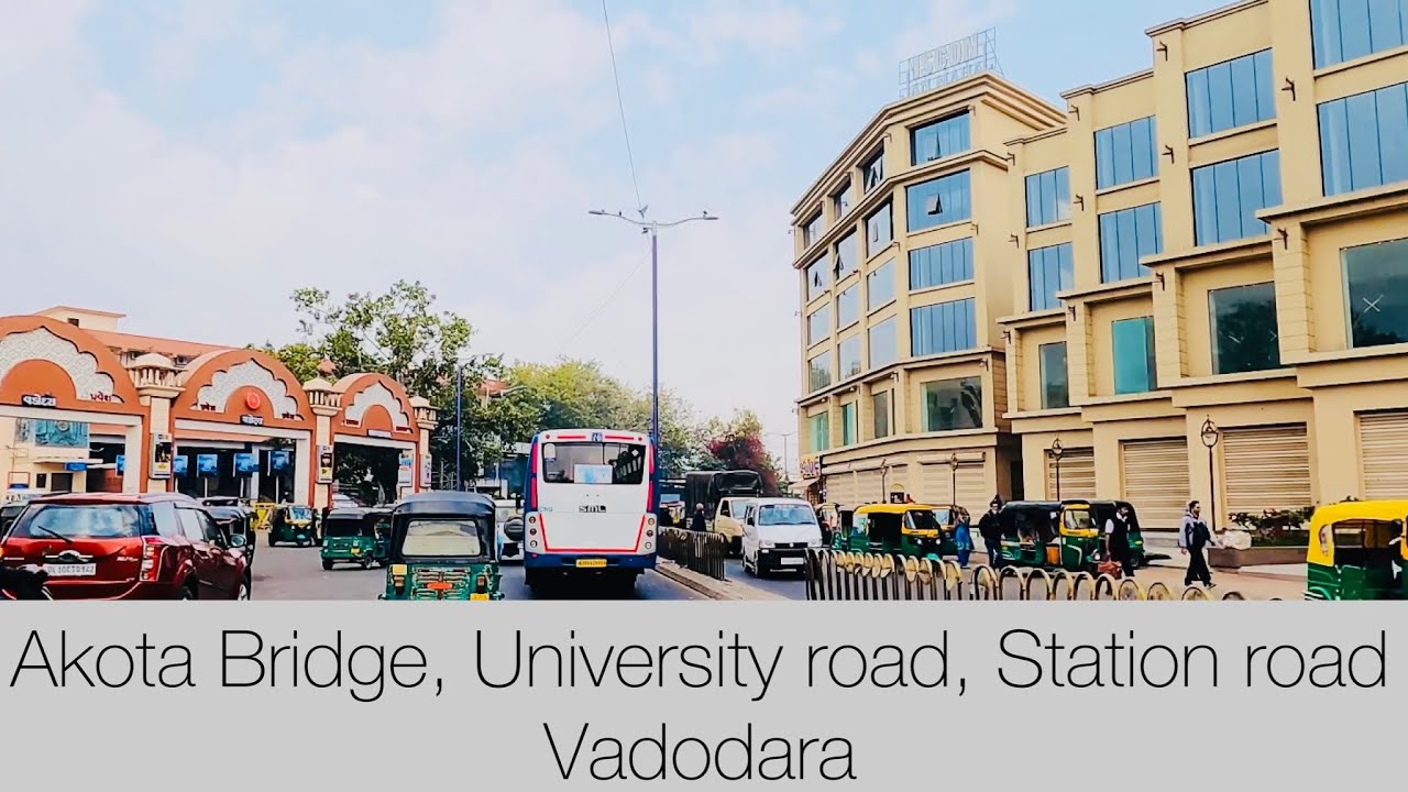 4K Drive | Akota Solar Bridge | University Road | Station Road | Vadodara |