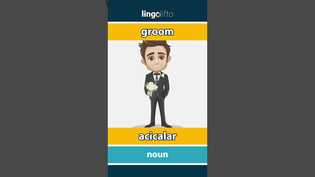 🇬🇧🇪🇸 groom - acicalar : vocabulary builder : learn English : aprendamos ingl&eacute;s