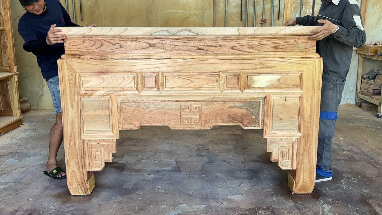 Mesmerizing Woodworking Techniques From A Creative Young Craftsman - Building A Large Table
