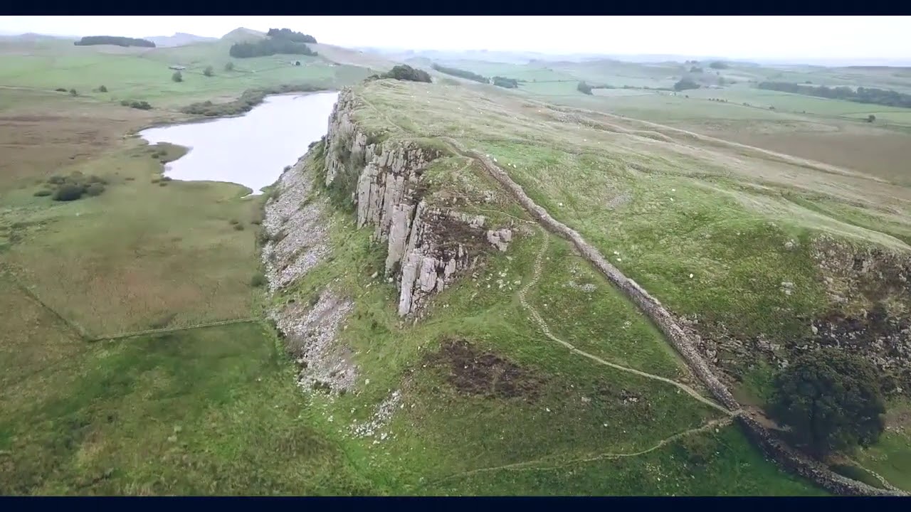 A brief flight over Hadrian's Wall