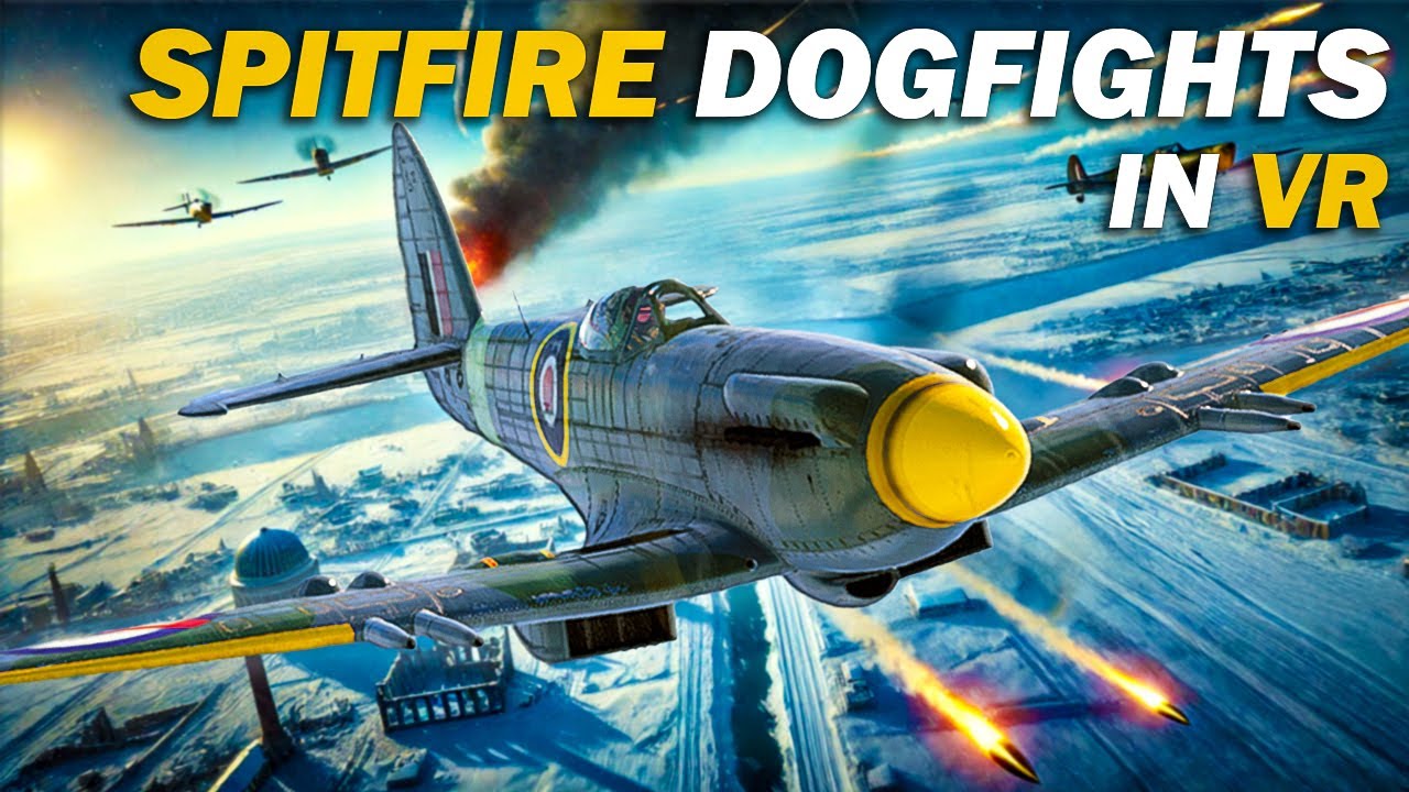 7 Minutes of Crazy SPITFIRE DOGFIGHTS in VR | War Thunder SIM