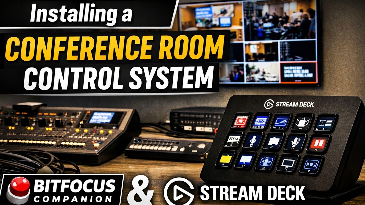 Установка системы управления конференц-залом с использованием BitFocus Companion/StreamDeck