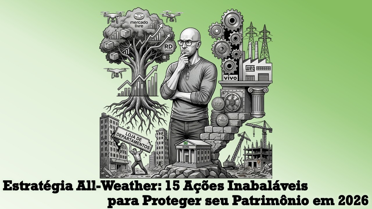 Estratégia All-Weather: 15 Ações Inabaláveis para Proteger seu Patrimônio em 2026