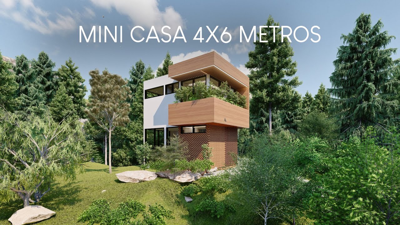 Hermosa MINI CASA de 4x6 metros! te ENAMORARAS!