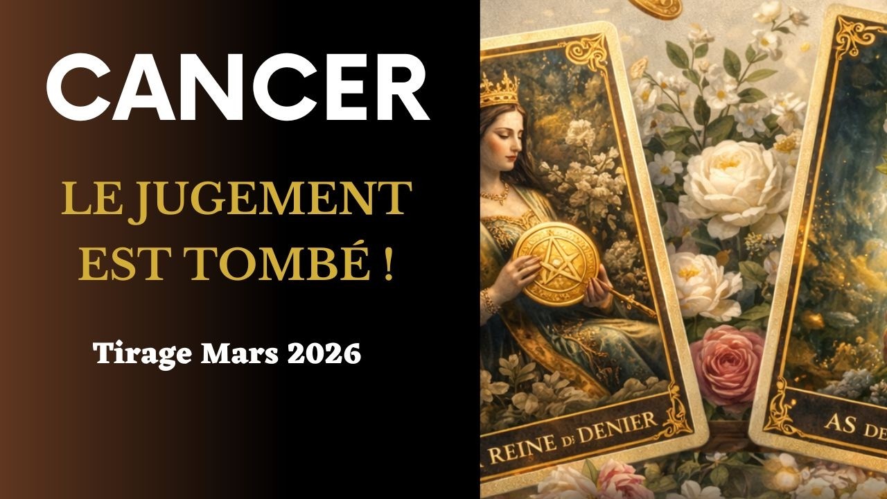CANCER MARS 2026 I ÇA ARRIVE PLUS VITE QUE PRÉVU ! ⚠️ (Amour, travail et argent )