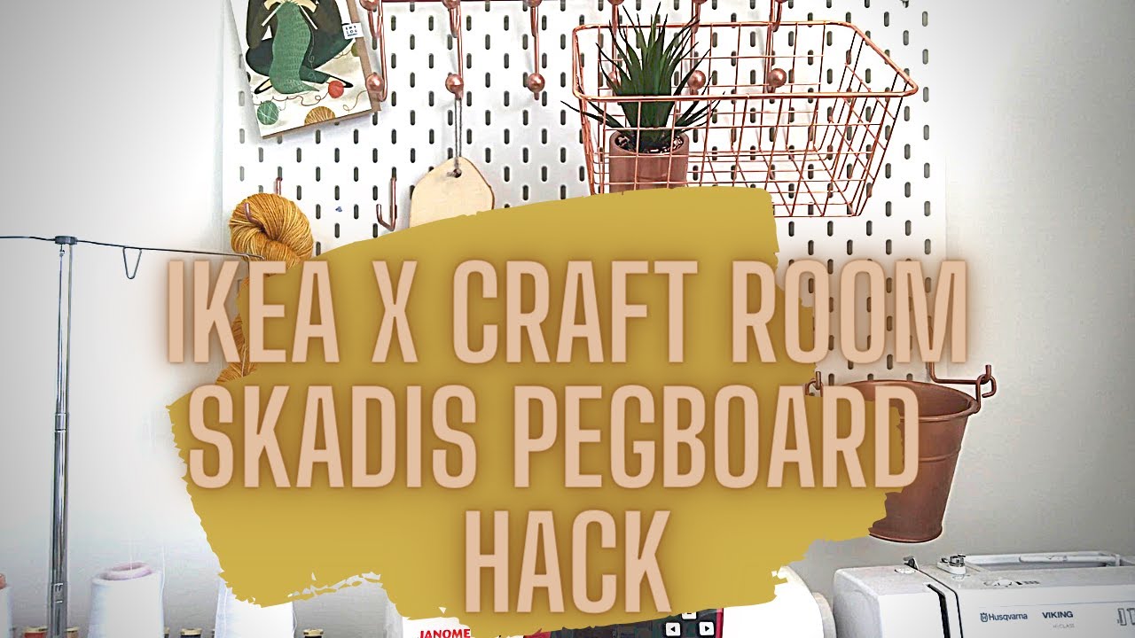 Ikea X Craft Room :: Skadis Pegboard Hack
