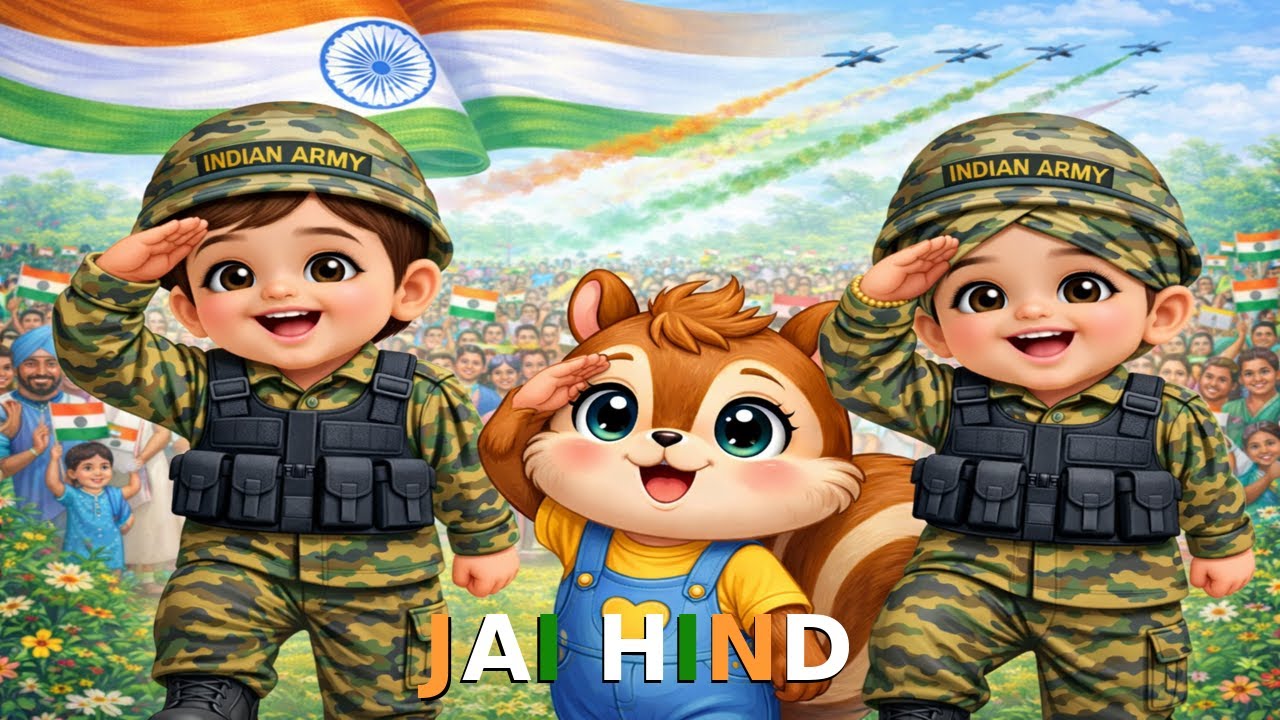 Jai Hind Song 🇮🇳 | Republic Day Special for Kids | BooBoo Fun TV